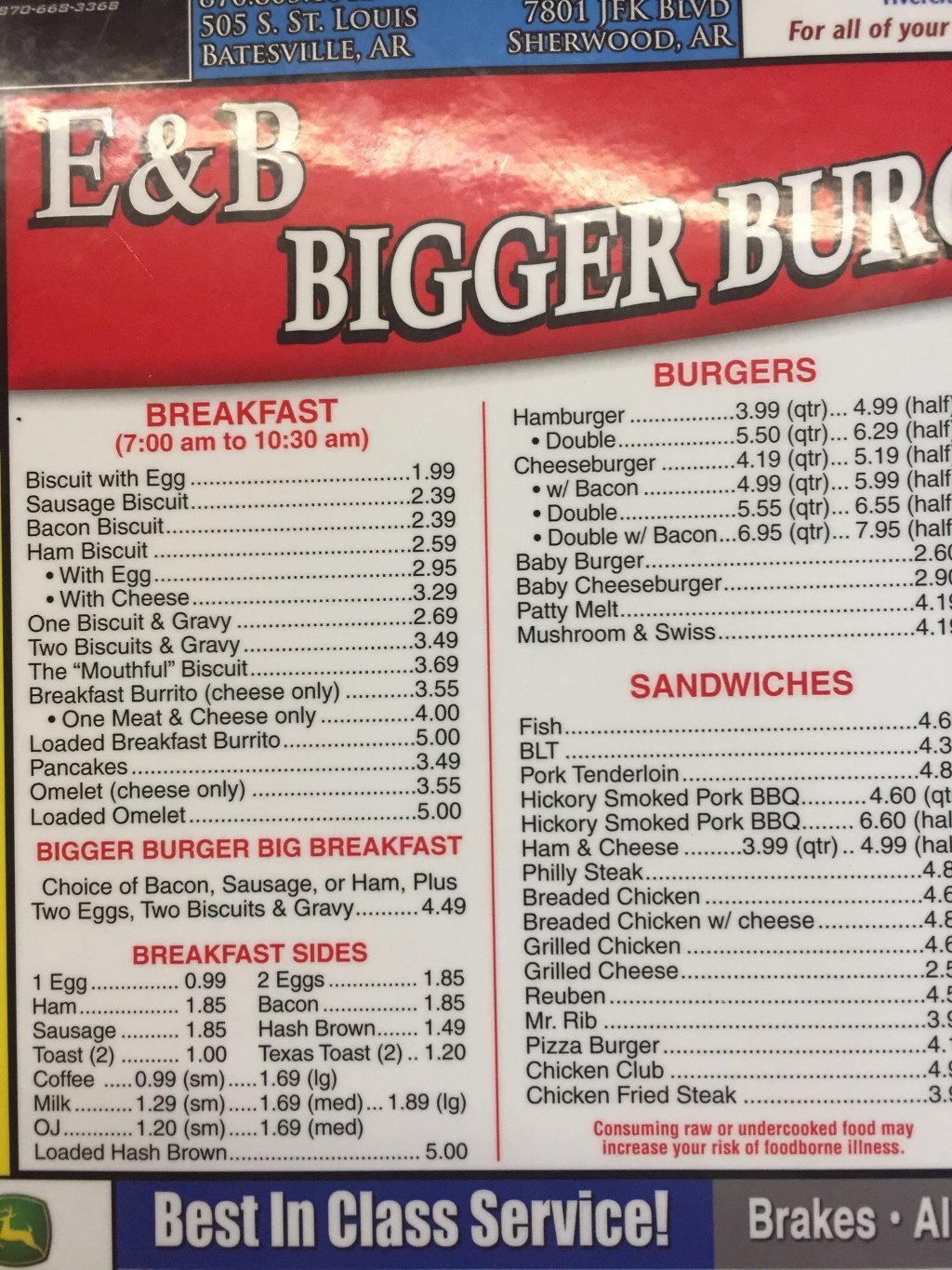 E & B Bigger Burger